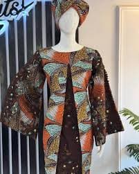 Group of friends wearing colorful matching Atamfa outfits